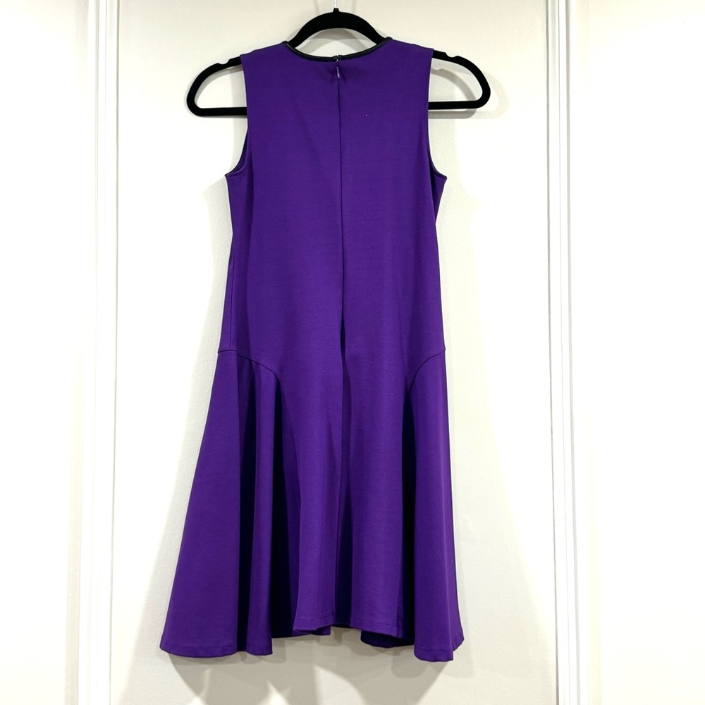 LAUREN Ralph Lauren Purple Fit & Flare Dress PXS - Picture 4 of 8